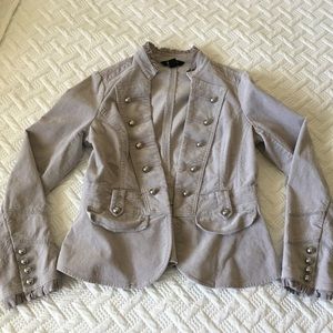 White House Black Market military style blazer